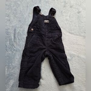 OshKosh B'gosh Navy Soft Corduroy Overalls for Babies Size 9 Months